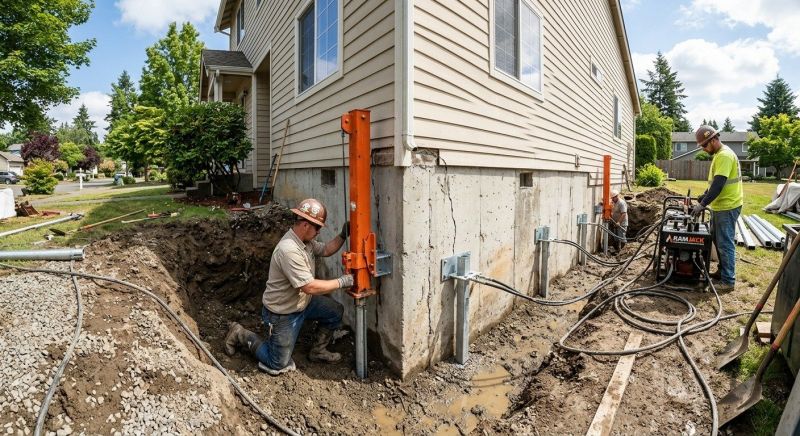 Foundation Repair in Pinckney, MI