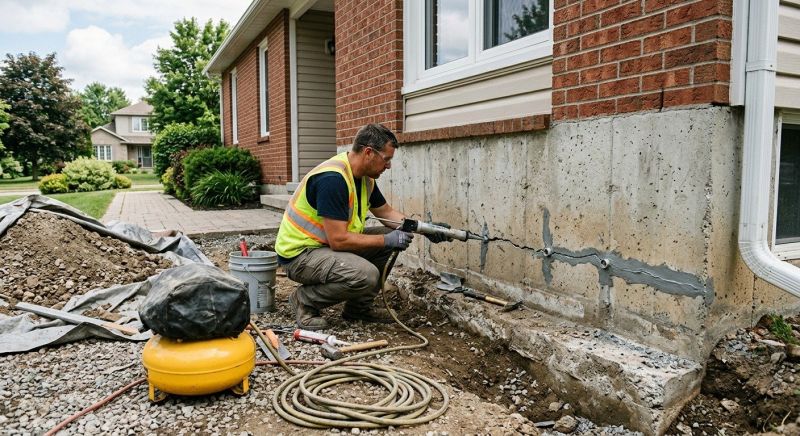 Basement Foundation Repair in Commerce Township, MI