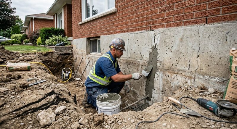 Basement Foundation Repair in Grass Lake, MI