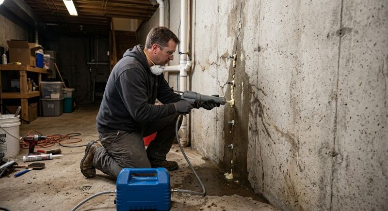 Basement Foundation Repair in Washtenaw County, MI