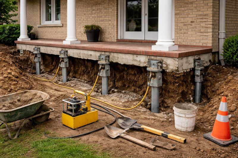 Basement Stabilization in Pinckney, MI