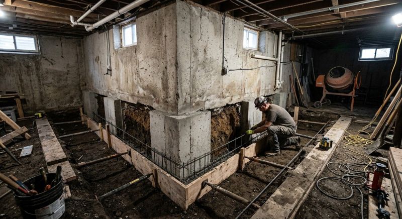 Basement Underpinning in Pinckney, MI