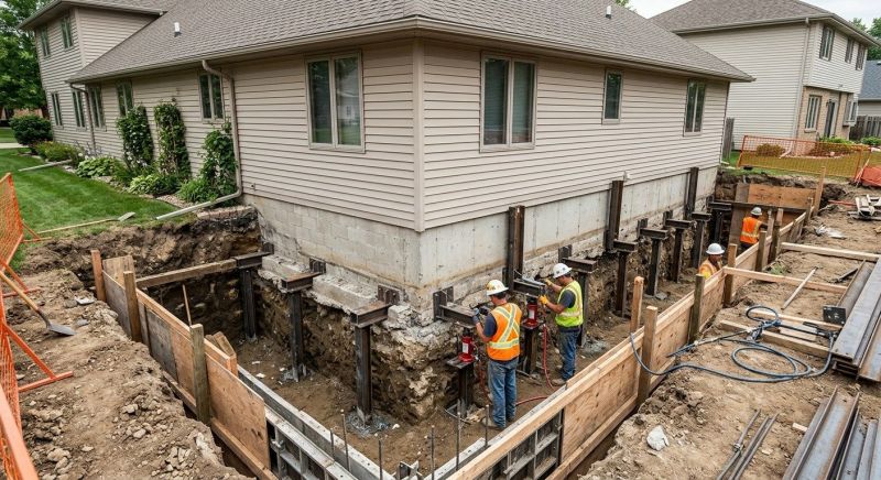Basement Underpinning in Pinckney, MI
