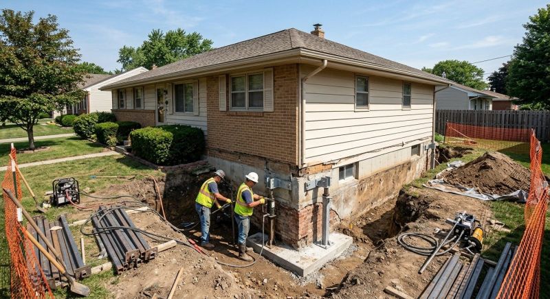 Building Foundation Repair in Saline, MI
