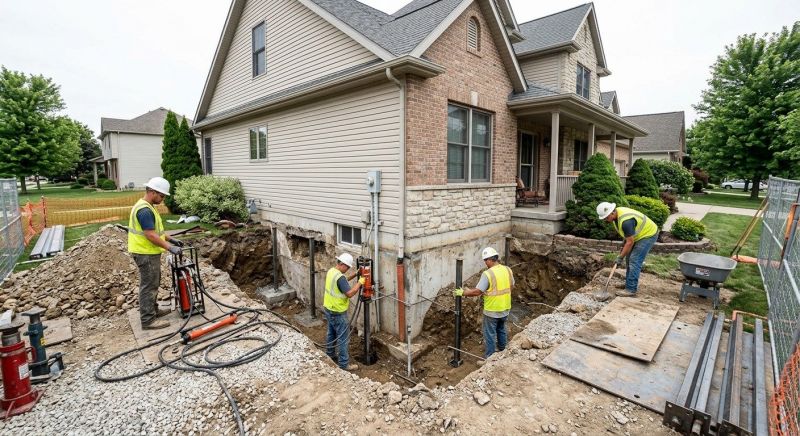 Building Foundation Repair in Walled Lake, MI