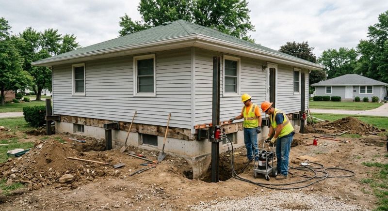 Concrete Foundation Leveling in Brighton, MI