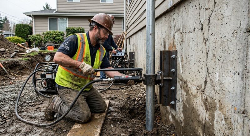 Concrete Foundation Leveling in Howell, MI