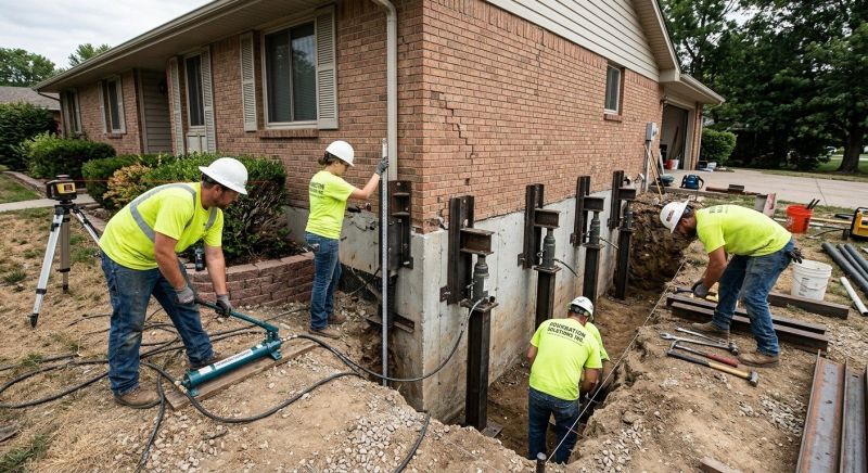 Concrete Foundation Leveling in Wixom, MI