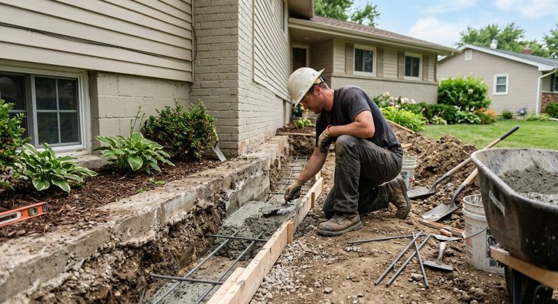 Concrete Foundation Repair in Pinckney, MI