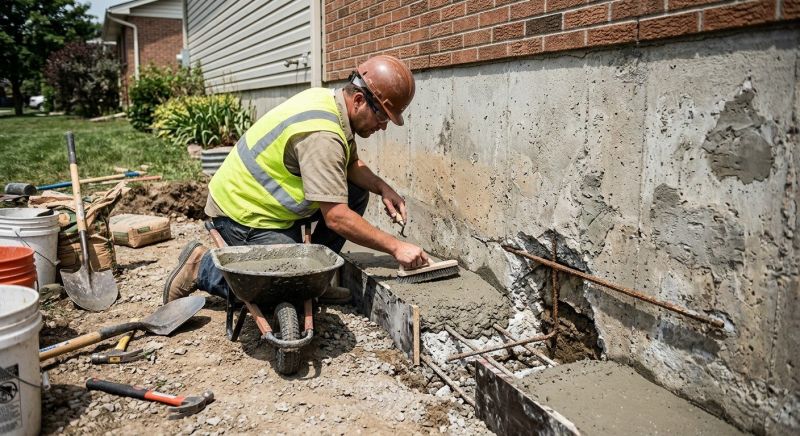 Concrete Foundation Repair in Pinckney, MI