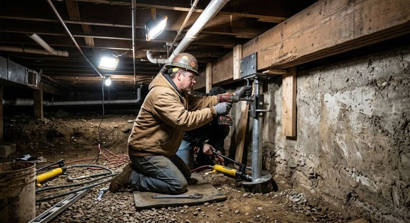 Crawl Space Leveling in Pinckney, MI