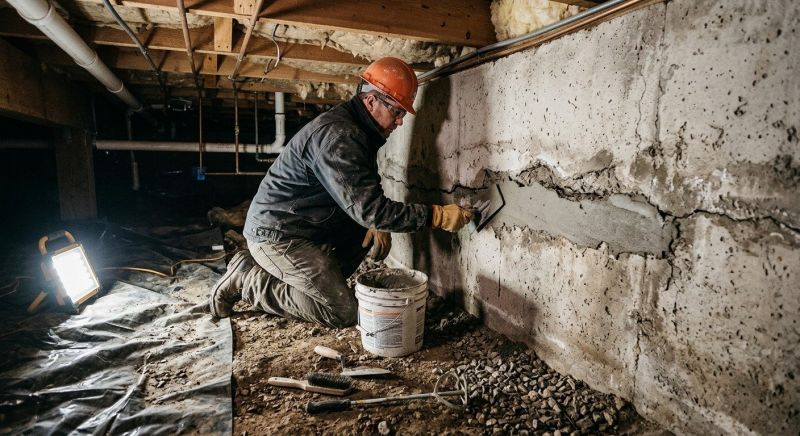 Crawlspace Foundation Repair in Howell, MI