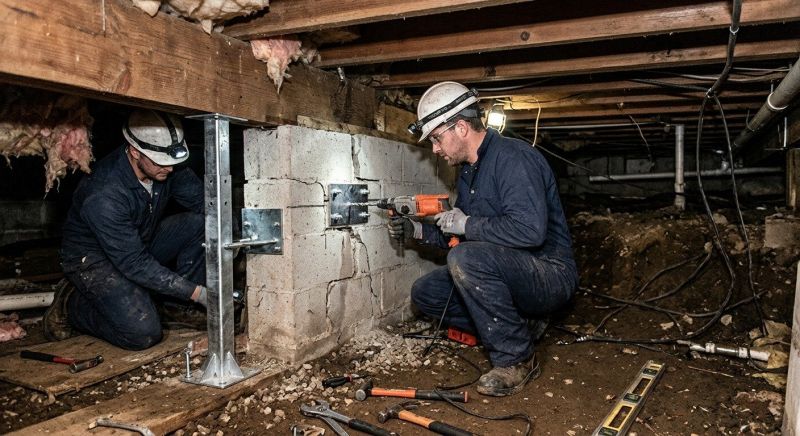 Crawlspace Foundation Repair in Saline, MI