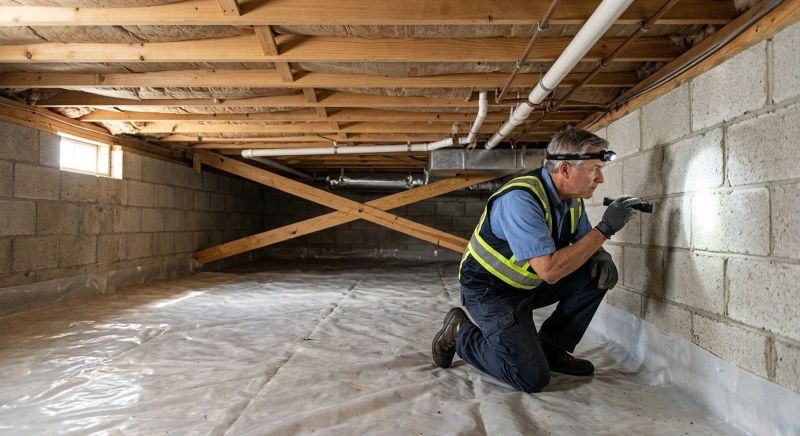 Crawlspace Repair in Pinckney, MI