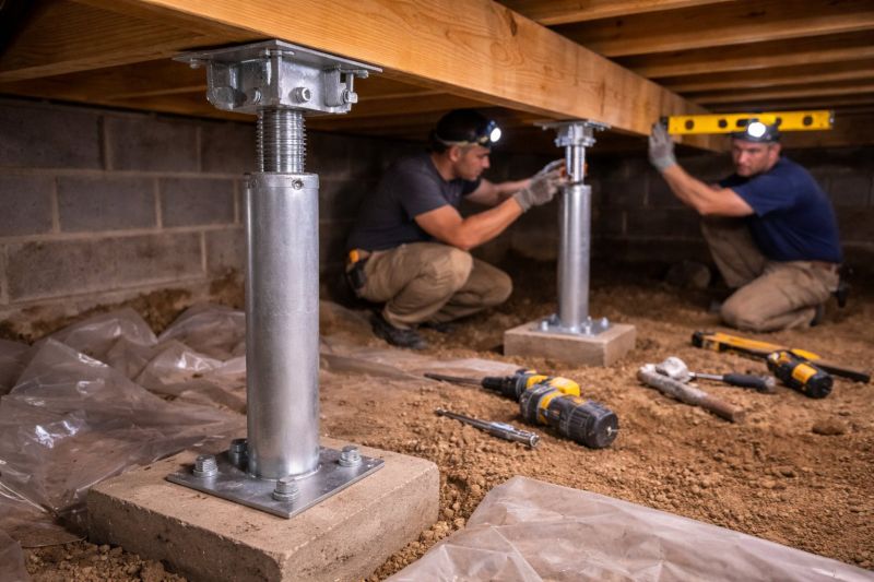 Crawlspace Structural Repair in Pinckney, MI