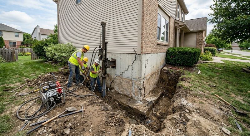 Deep Foundation Repair in Pinckney, MI