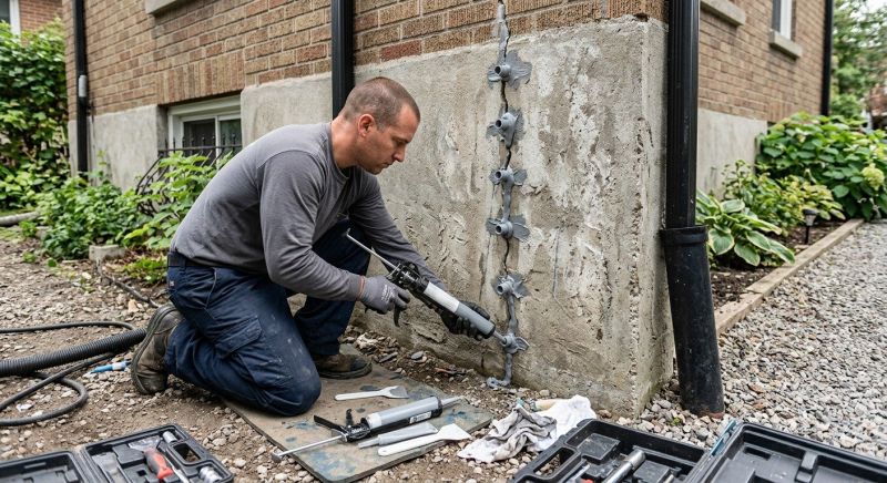 Foundation Crack Repair in Ypsilanti, MI