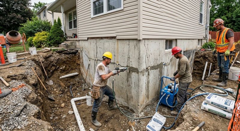 Foundation Damage Repair in Fowlerville, MI
