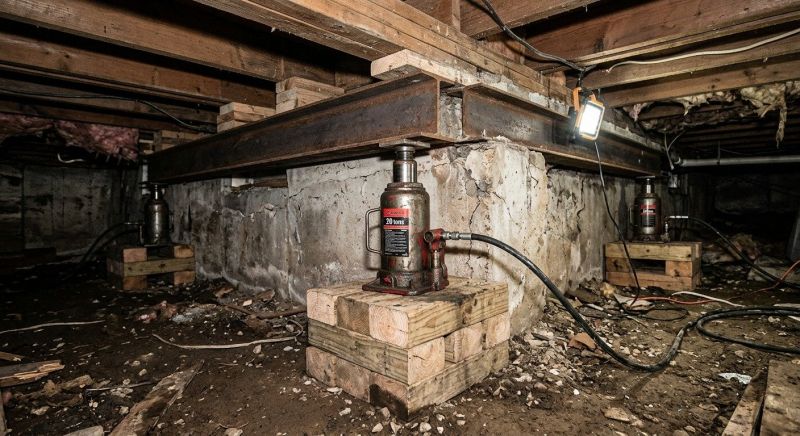 Foundation Jacking in Dexter, MI