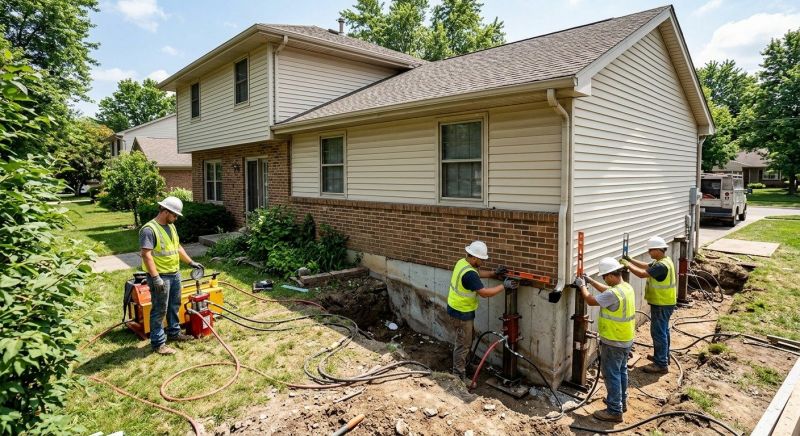 Foundation Jacking in Grass Lake, MI
