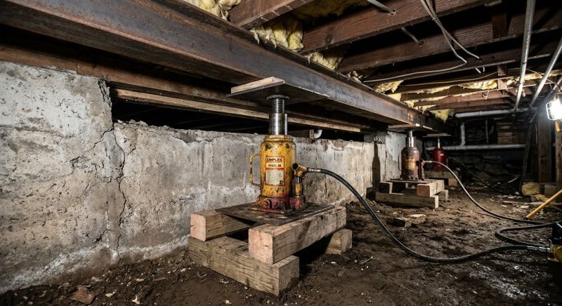 Foundation Jacking in Pinckney, MI