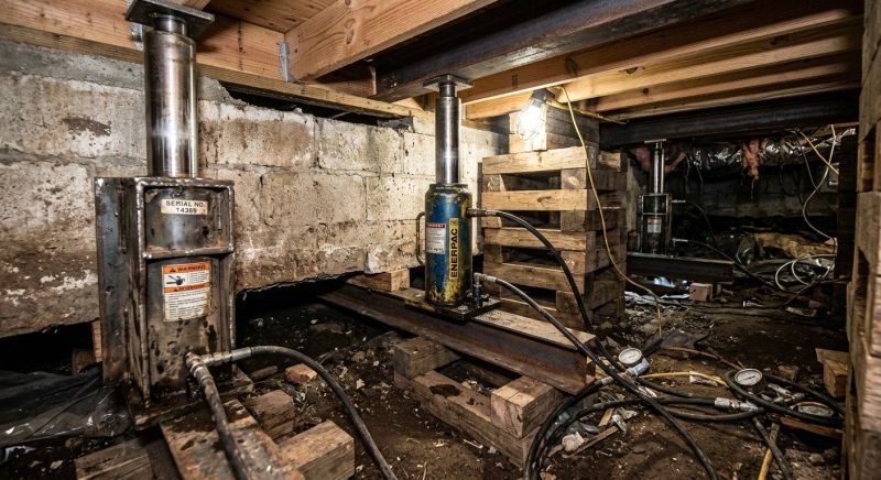 Foundation Jacking in Milford, MI