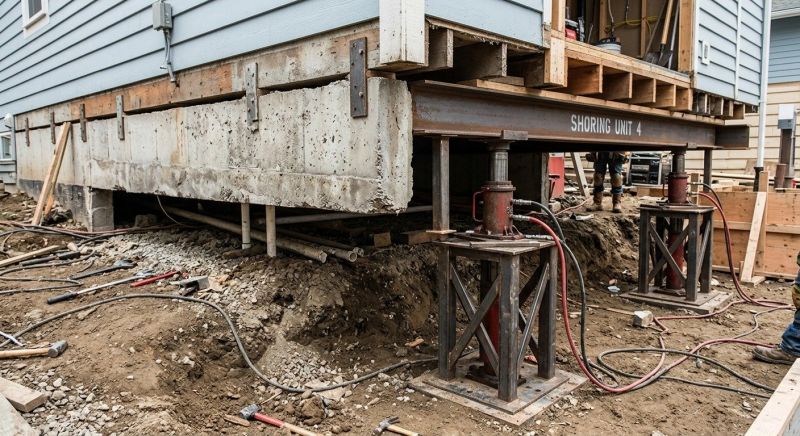 Foundation Jacking in Northville, MI