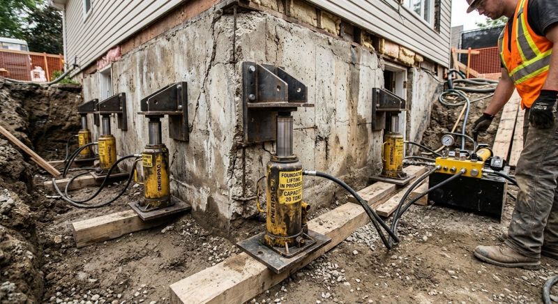 Foundation Jacking in Novi, MI