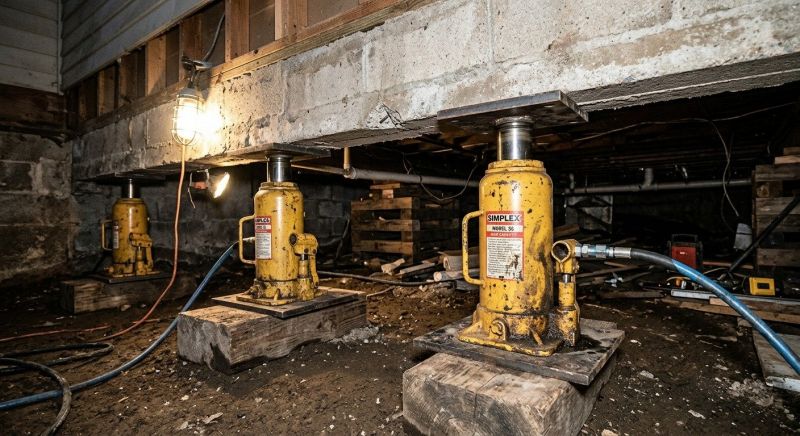 Foundation Jacking in Saline, MI