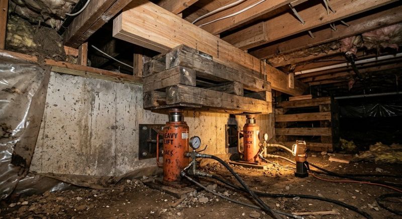 Foundation Jacking in Saline, MI