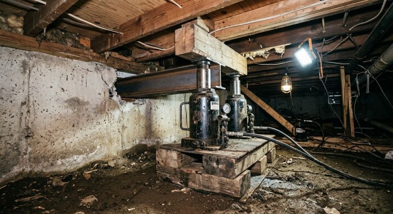 Foundation Jacking in Ypsilanti, MI