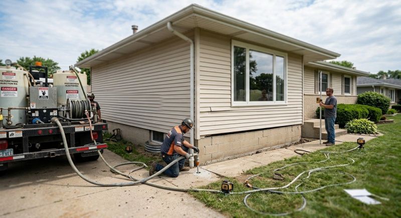 Foundation Lifting in Hartland, MI