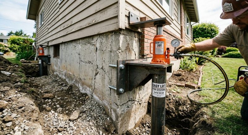 Foundation Lifting in Livingston County, MI