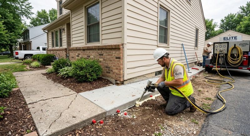 Foundation Lifting in Livingston County, MI
