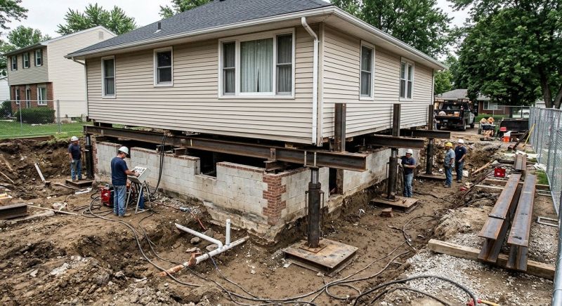 Foundation Lifting in Northville, MI