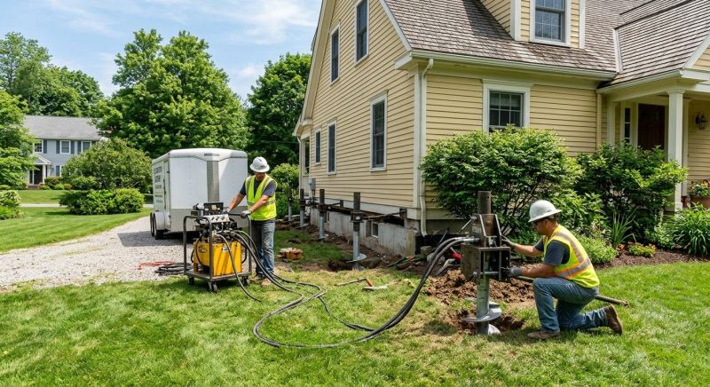 Foundation Lifting in Washtenaw County, MI