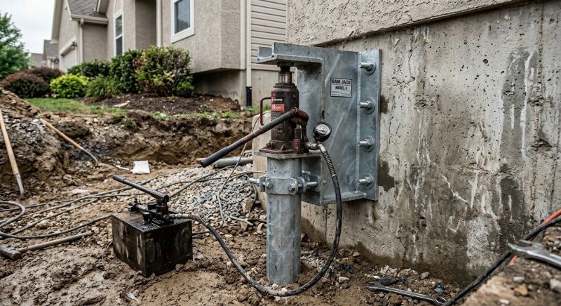 Foundation Pier Leveling in Pinckney, MI
