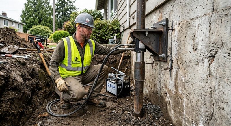 Foundation Releveling in Pinckney, MI