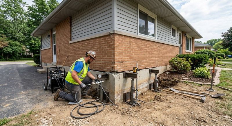 Foundation Releveling in Pinckney, MI