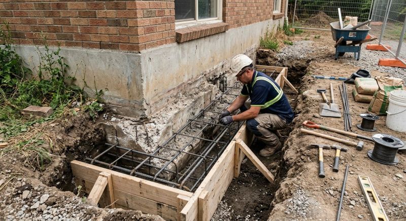 Foundation Repair in Milford, MI
