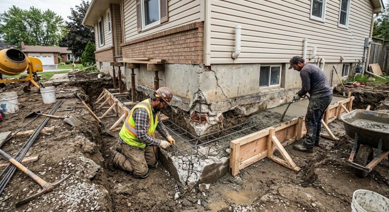 Foundation Repair in Saline, MI
