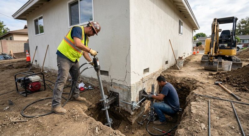 Foundation Stabilizing in Manchester, MI