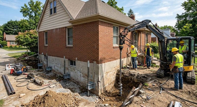 Foundation Stabilizing in Manchester, MI