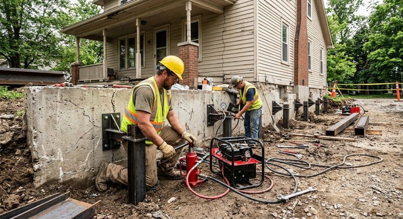 Foundation Stabilizing in Plymouth, MI