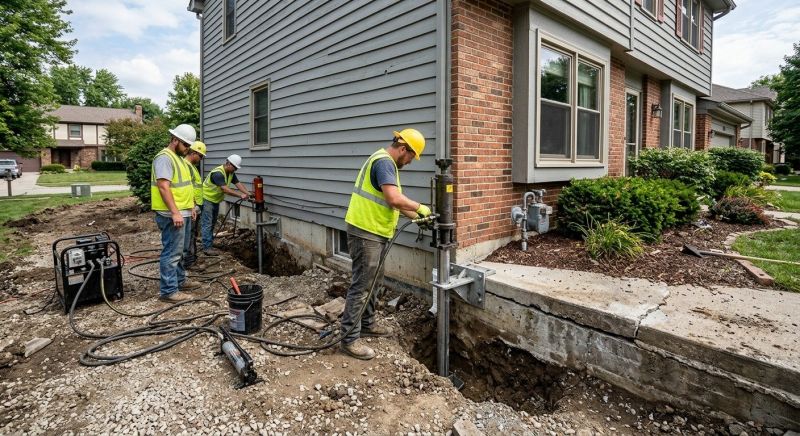 Foundation Stabilizing in Washtenaw County, MI