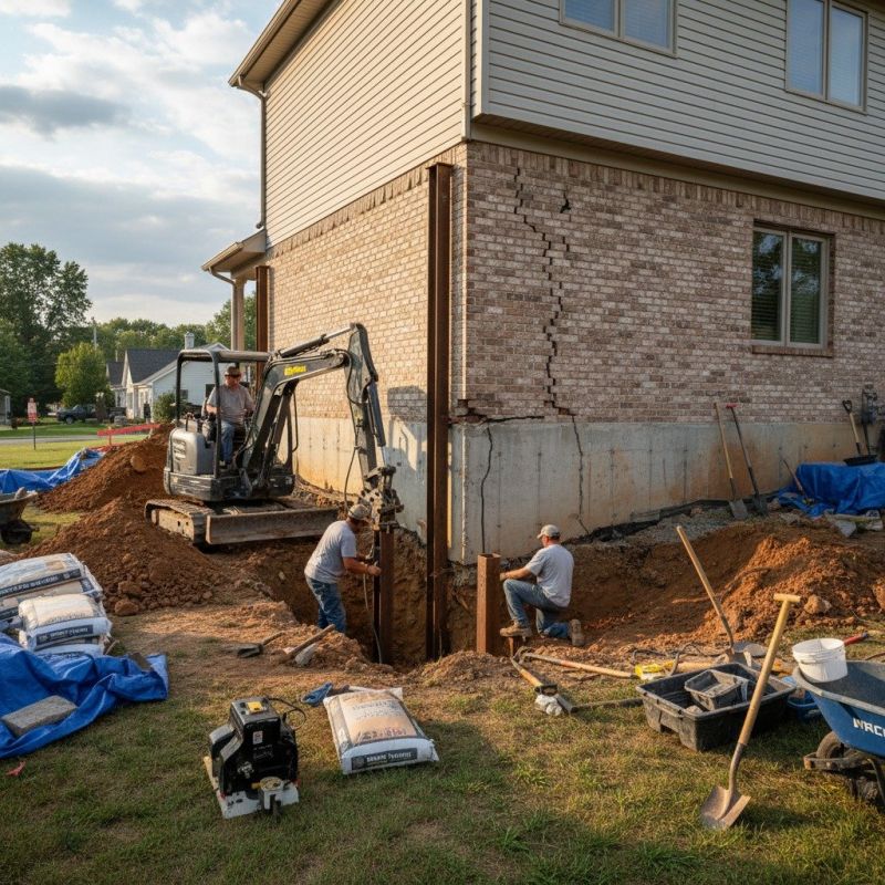 Foundation Structural Repair in Novi, MI