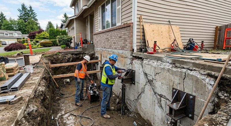 Foundation Structural Repair in Washtenaw County, MI