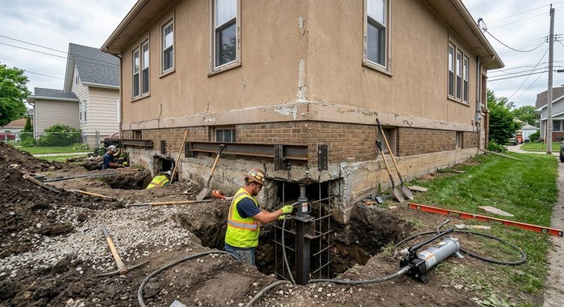 Foundation Underpinning in Pinckney, MI