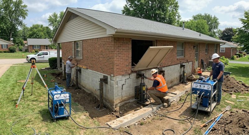 Home Foundation Leveling in Fowlerville, MI