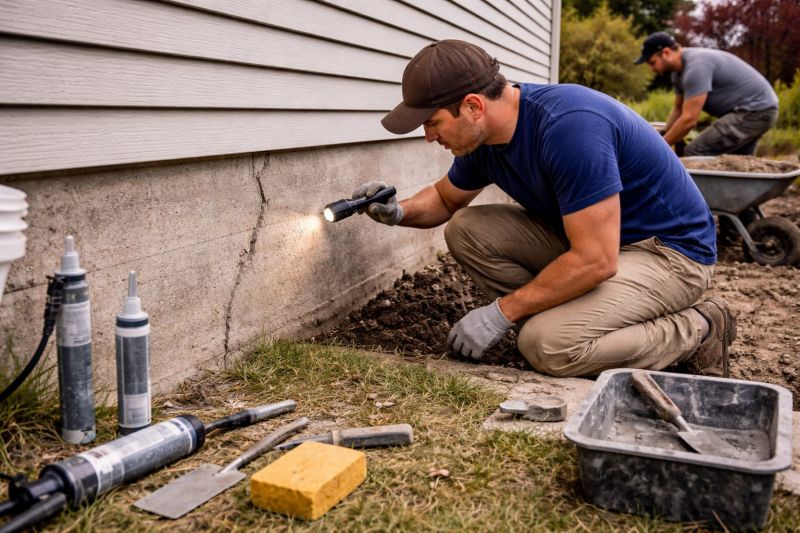 Home Foundation Repair in Saline, MI